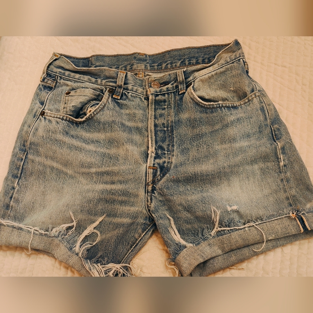 Levi's Vintage Collection LVC 501 Red Line Cutoff Shorts - Size 29